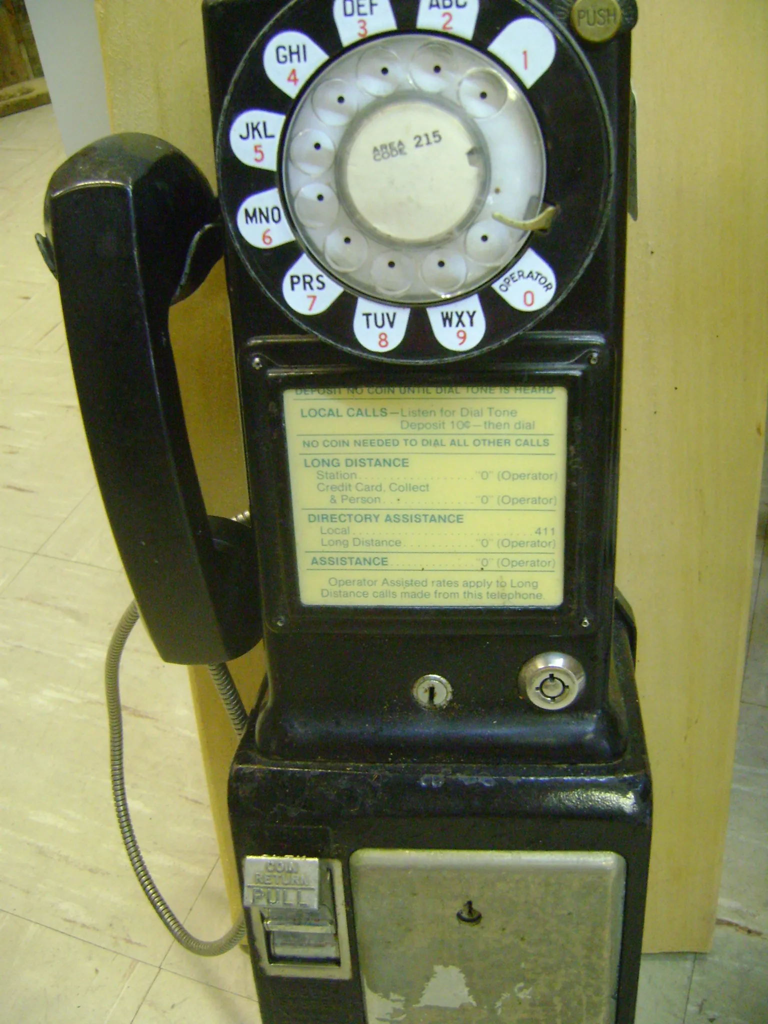 Payphone Western Electric 233G dos anos 70