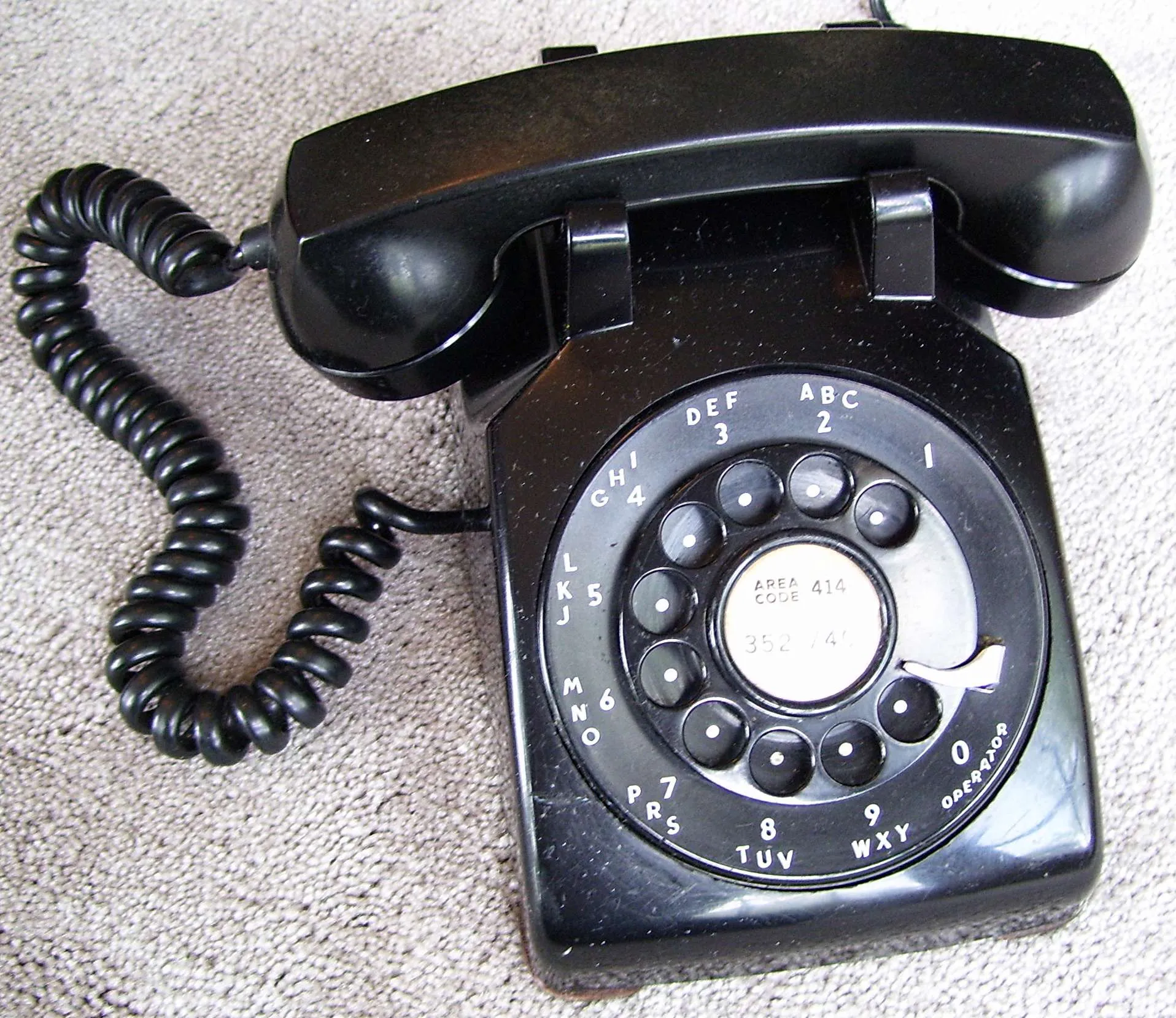 Telefone Western Electric Modelo 500 dos anos 50
